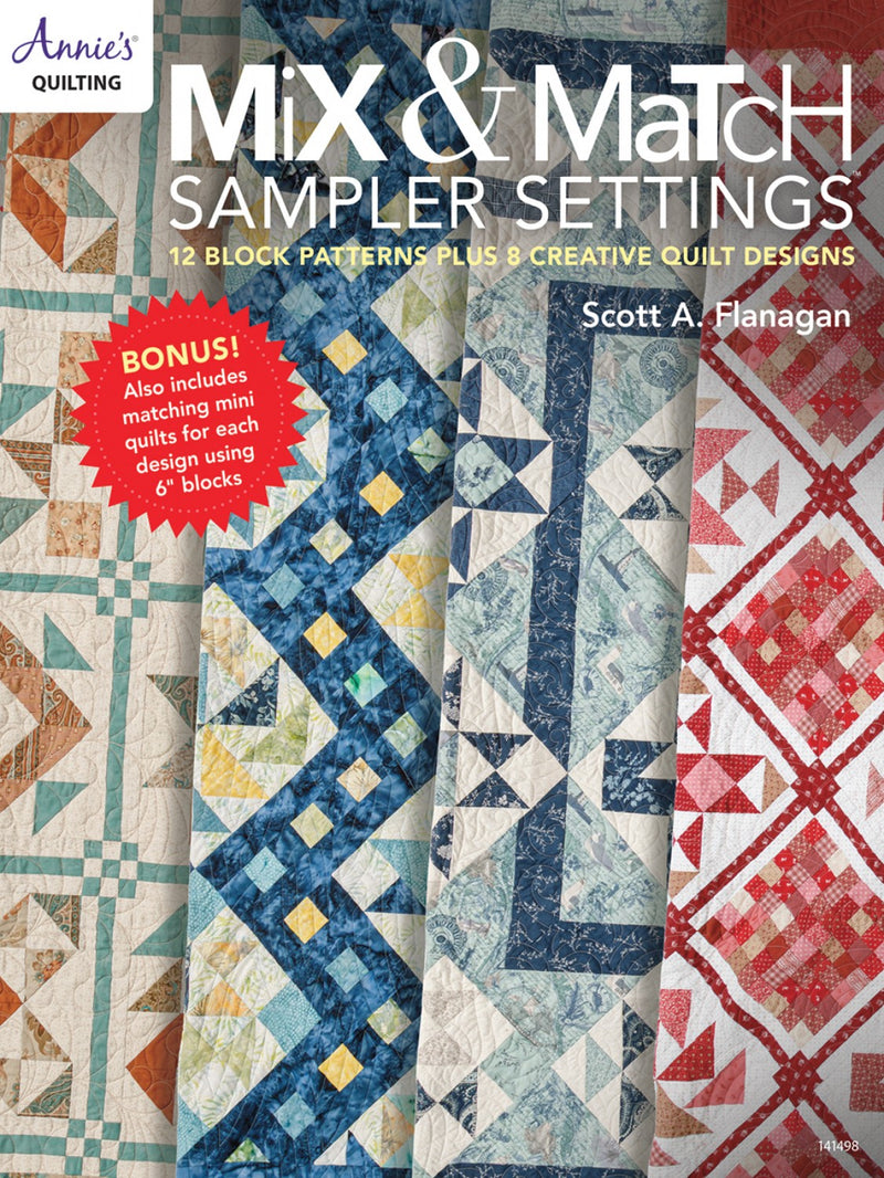 Annie's Quilting Mix And Match Sampler Setting Pattern Book