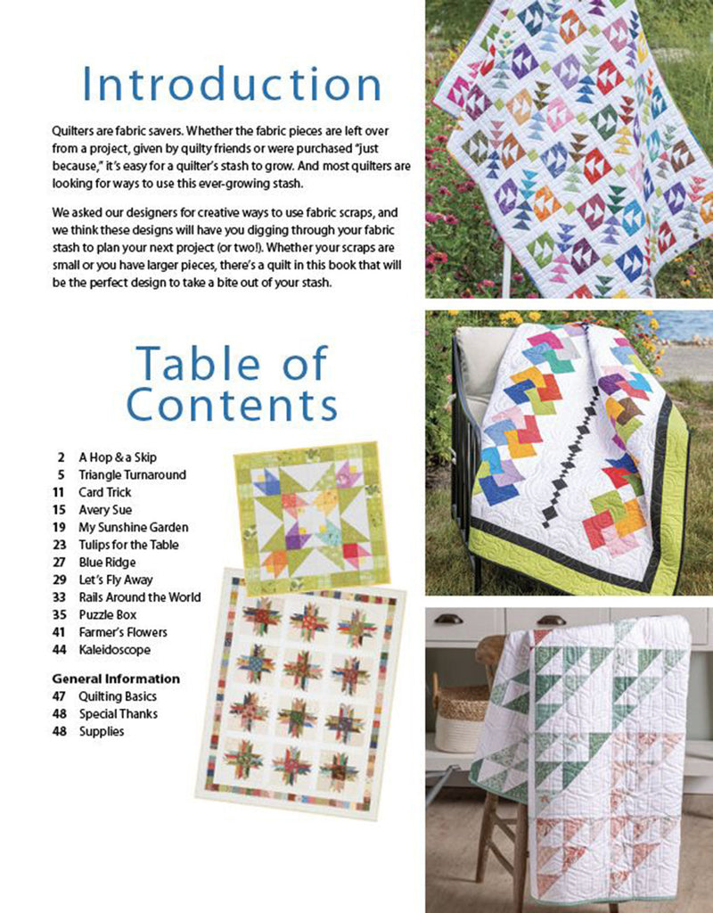 Annie's Quilting Scrap-Happy Quilt Pattern Book