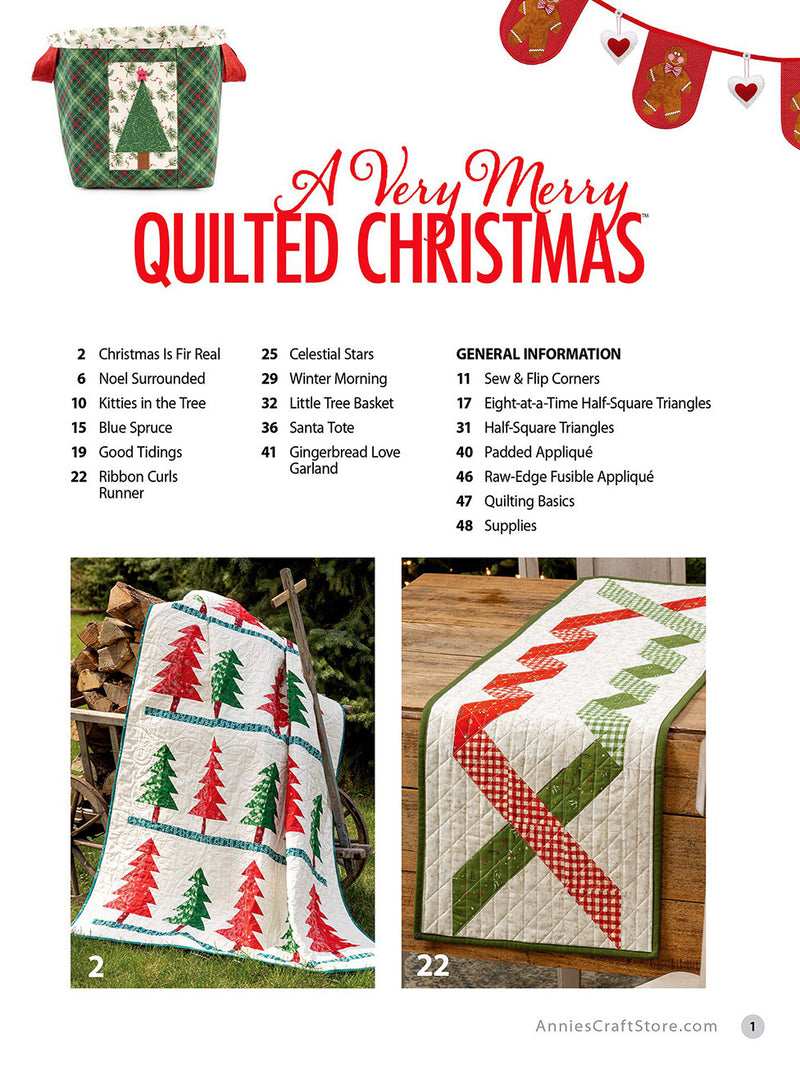 Annie's Quilting A Very Merry Quilted Christmas Book