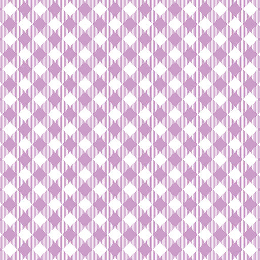 Kanvas Studio Enjoy The Ride Gingham Plaid Purple Fabric