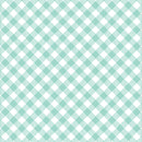 Kanvas Studio Enjoy The Ride Gingham Plaid Aqua Fabric