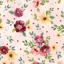 Benartex Sew In Love Sweet Blooms Pink Fabric ONLINE PURCHASE ONLY