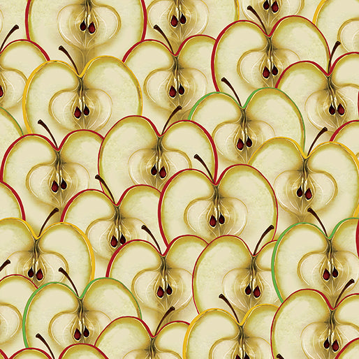 Benartex Cider House Apple Slices Fabric