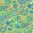 Andover Tropica Botanical Green Fabric
