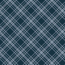 Benartex Coastal Escape Maritime Plaid Dark Blue Fabric