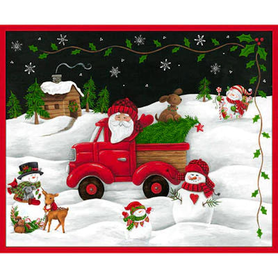 Blank Quilting All That Glitters Christmas Santa Panel ONLINE PURCHASE ONLY 14