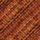 Benartex Harvest Beauty Basket Weave Russet Fabric