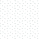 Benartex Star Spangled Whites Happy Hearts White Fabric