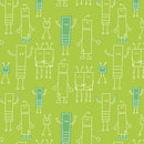Benartex Robo Boogie Grass Field Day Fabric