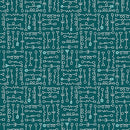 Benartex Robo Boogie Teal Parts Fabric