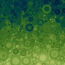 Camelot Sonny In Sunflowers Abstract Ombre Green Fabric