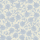 Benartex Whimsy Floral Blue Wide Back Fabric