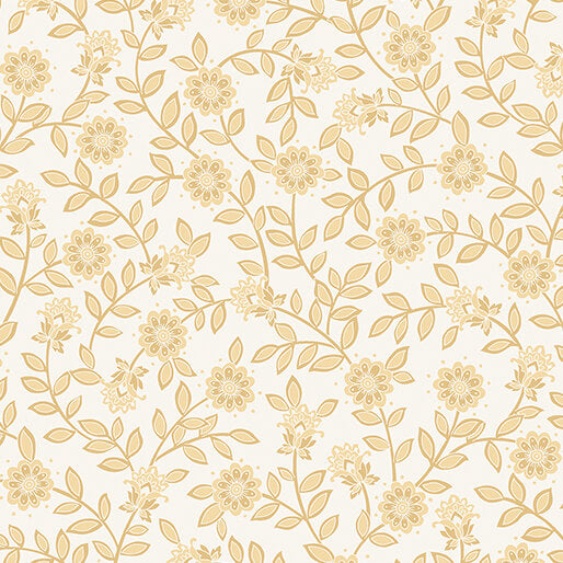 Benartex Field Floral Honey Wide Back Fabric