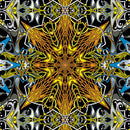 Benartex Thirty-One Electric Lace Gold Fabric