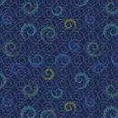 Benartex Celestial Skies Spiral Shower Twilight Fabric