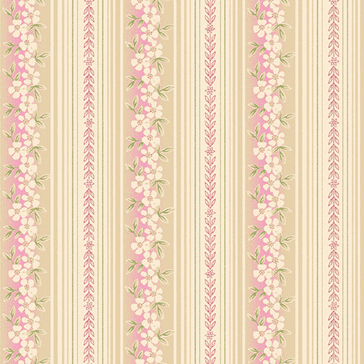 Benartex Beloved Hampton Rose Fabric