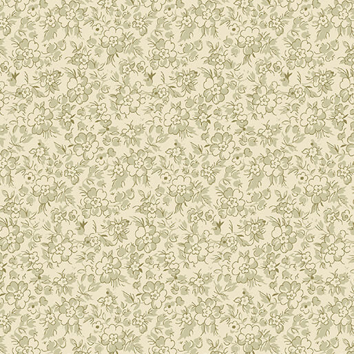 Benartex Beloved Calico Sage Fabric