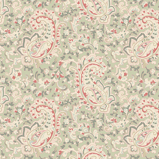 Benartex Beloved Prague Paisley Willow Fabric