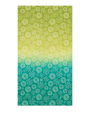 Benartex Wishflower Ombre Lime Teal Fabric
