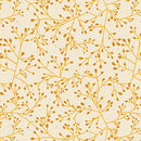 Benartex Wishflower Tallium Tangle Gold Fabric