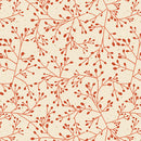 Benartex Wishflower Tallium Tangle Orange Fabric