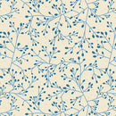 Benartex Wishflower Tallium Tangle Blue Fabric