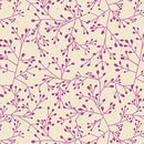 Benartex Wishflower Tallium Tangle Purple Fabric