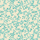 Benartex Wishflower Tallium Tangle Teal Fabric