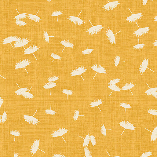 Benartex Wishflower Windy Day Gold Fabric