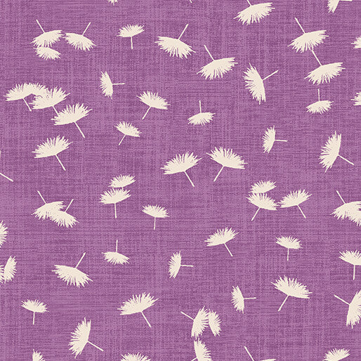 Benartex Wishflower Windy Day Purple Fabric
