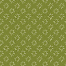 Benartex Wishflower Dandy Dark Lime Fabric