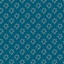 Benartex Wishflower Dandy Dark Blue Fabric