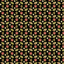 Benartex Christmas At Home Emil Black Fabric