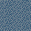 Benartex Nature Unfiltered Leaflets Navy Fabric