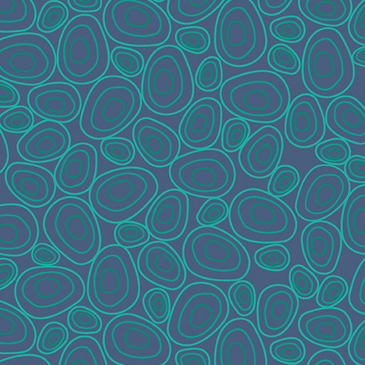Benartex Nature Unfiltered Puddles Navy Fabric