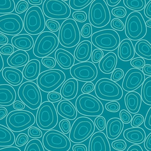 Benartex Nature Unfiltered Puddles Teal Fabric