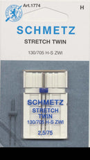 Schmetz Stretch Twin Needle Size 2.5/75