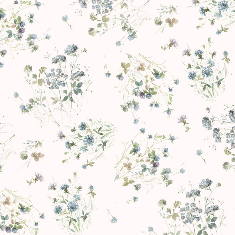 Wilmington Prints Au Naturel Ivory Large Floral Fabric