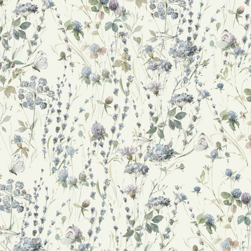 Wilmington Prints Au Naturel Green Packed Floral Fabric