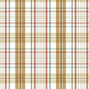Wilmington Prints Season's Study Plaid Brown Fabric