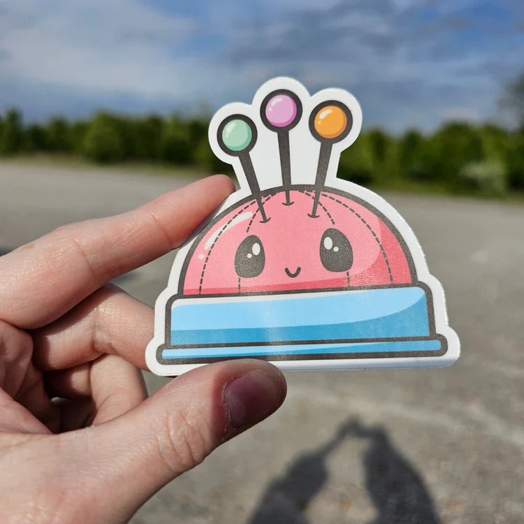 Cute Pin Cushion Sticker