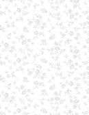 Wilmington Prints Garden Whispers Ditsy Floral White On White Fabric