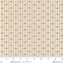 Henry Glass Buttercream And Brickle Bits Cottage Ticking Stripe Cream Fabric