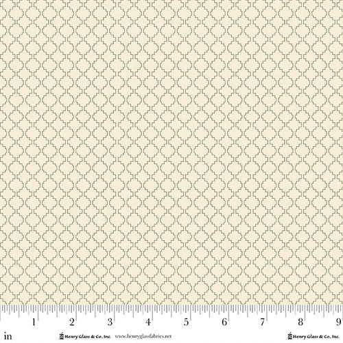 Henry Glass Buttercream And Brickle Bits Stairs Steps Cream Fabric