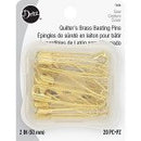Quilter's Brass Basting Pins 2 Inch 20 Count From Dritz