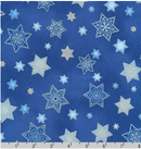 Robert Kaufman Stars of Light Blue Fabric ONLINE PURCHASE ONLY