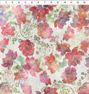 In The Beginning Fabrics Ethereal Red Large Floral Fabric