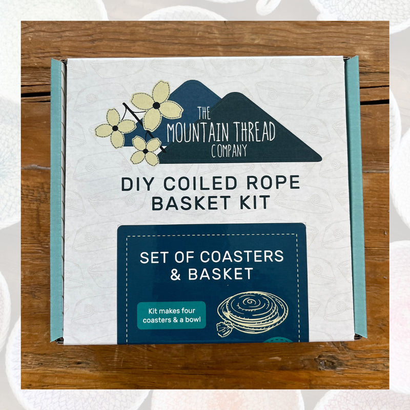 Coiled Rope Coasters And Basket Kit