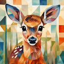 Baby Deer Stamp Sticker