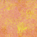 Windham Fabrics Fawn Fall Leaves Pink Batik Fabric